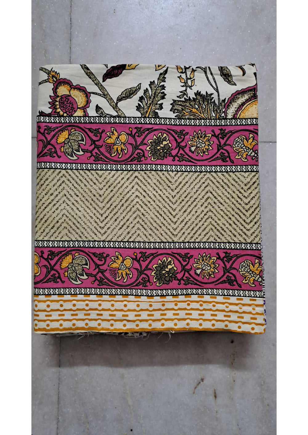 BS79: Jharna Single Bed Sheets  (Pair Packing)