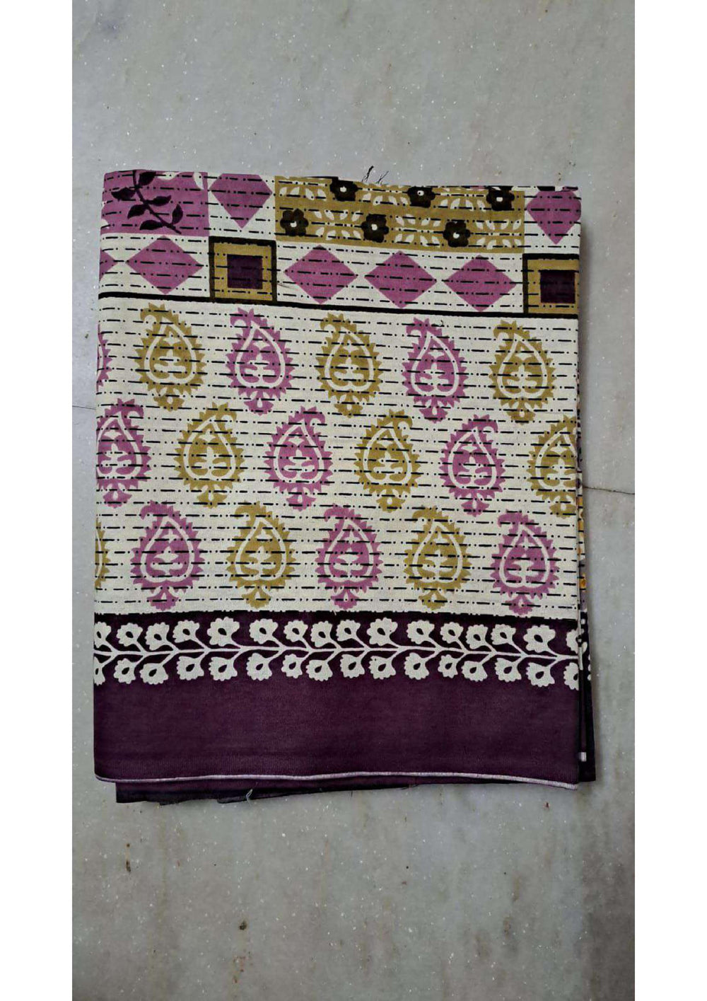 BS55: Alwar Single Bed Sheets  (Pair Packing)