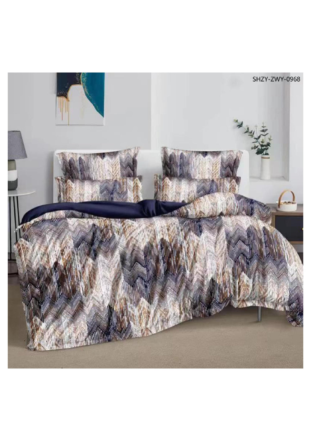 BS119: Atlas Gift Packing Double Bed Sheet Set With Dohar