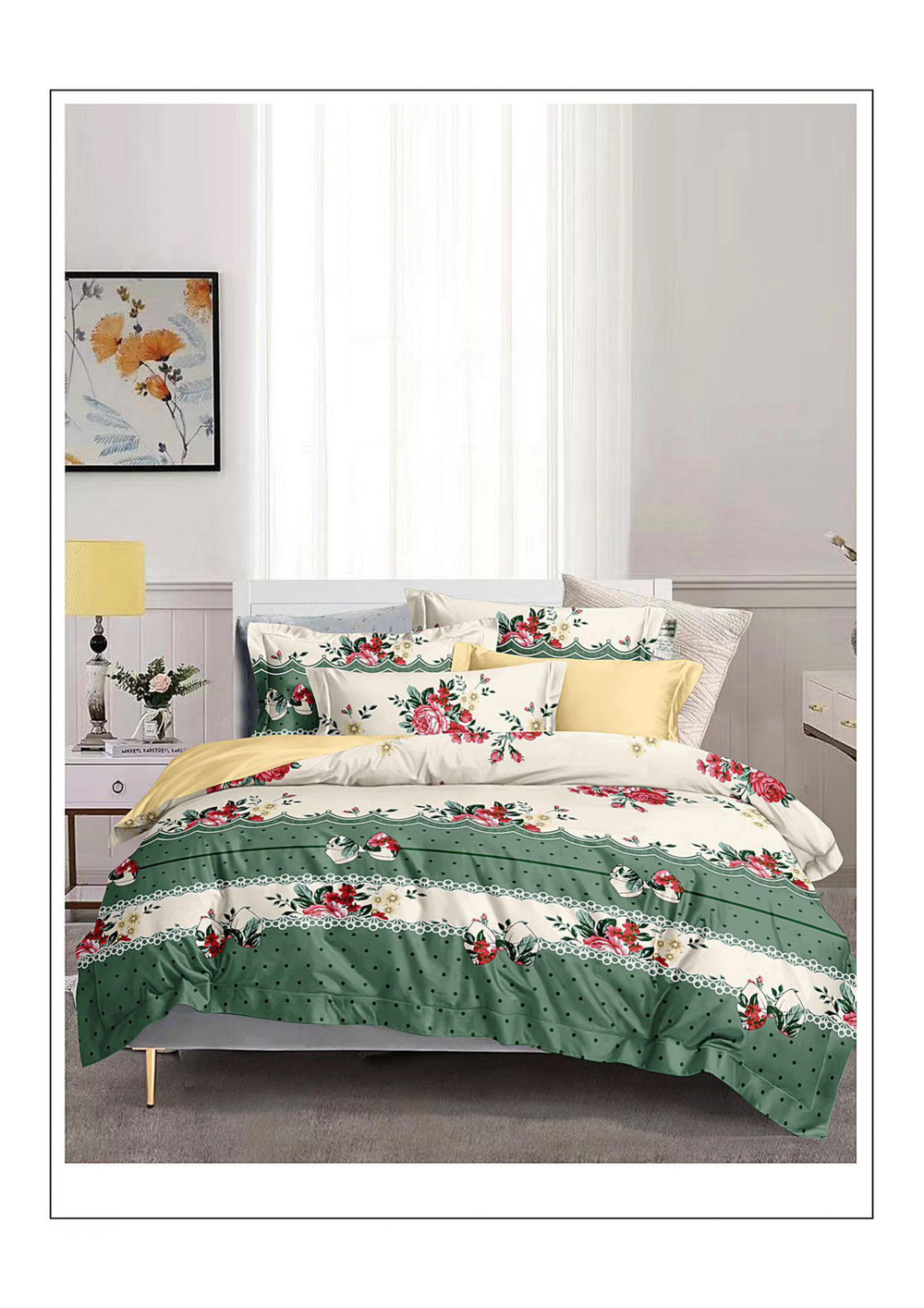 BS24: Pristine Book Fold Double Bed Sheets