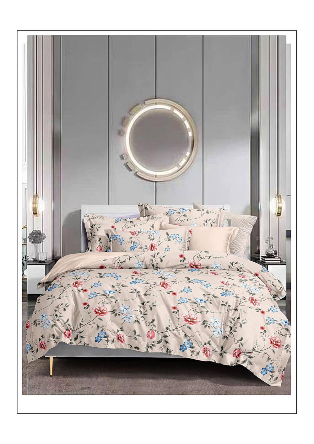 BS24: Pristine Book Fold Double Bed Sheets