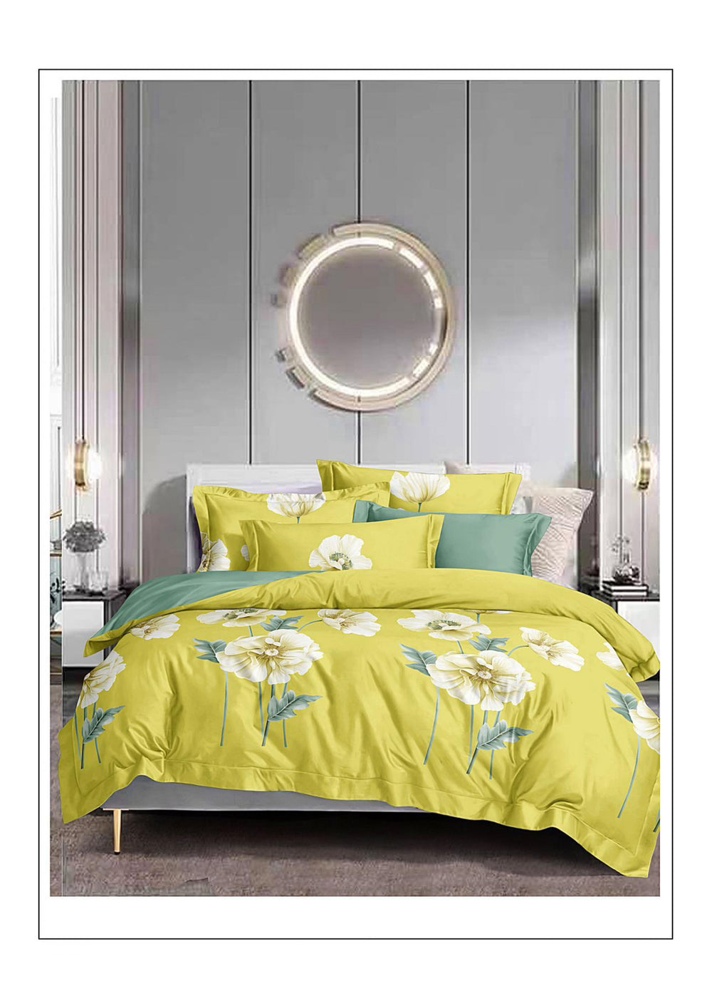 BS24: Pristine Book Fold Double Bed Sheets