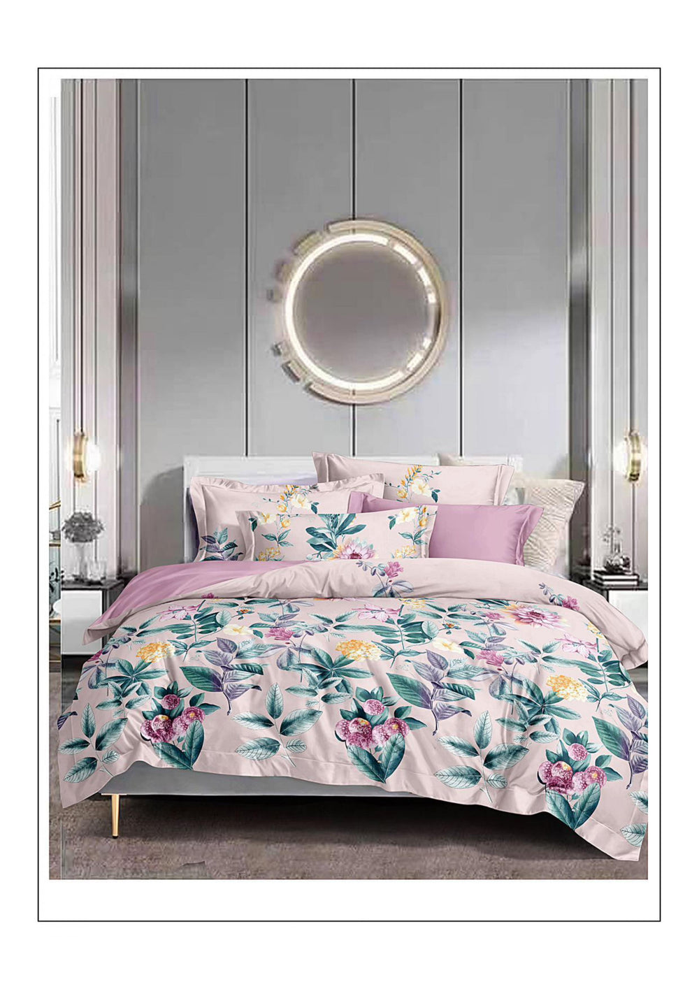 BS24: Pristine Book Fold Double Bed Sheets