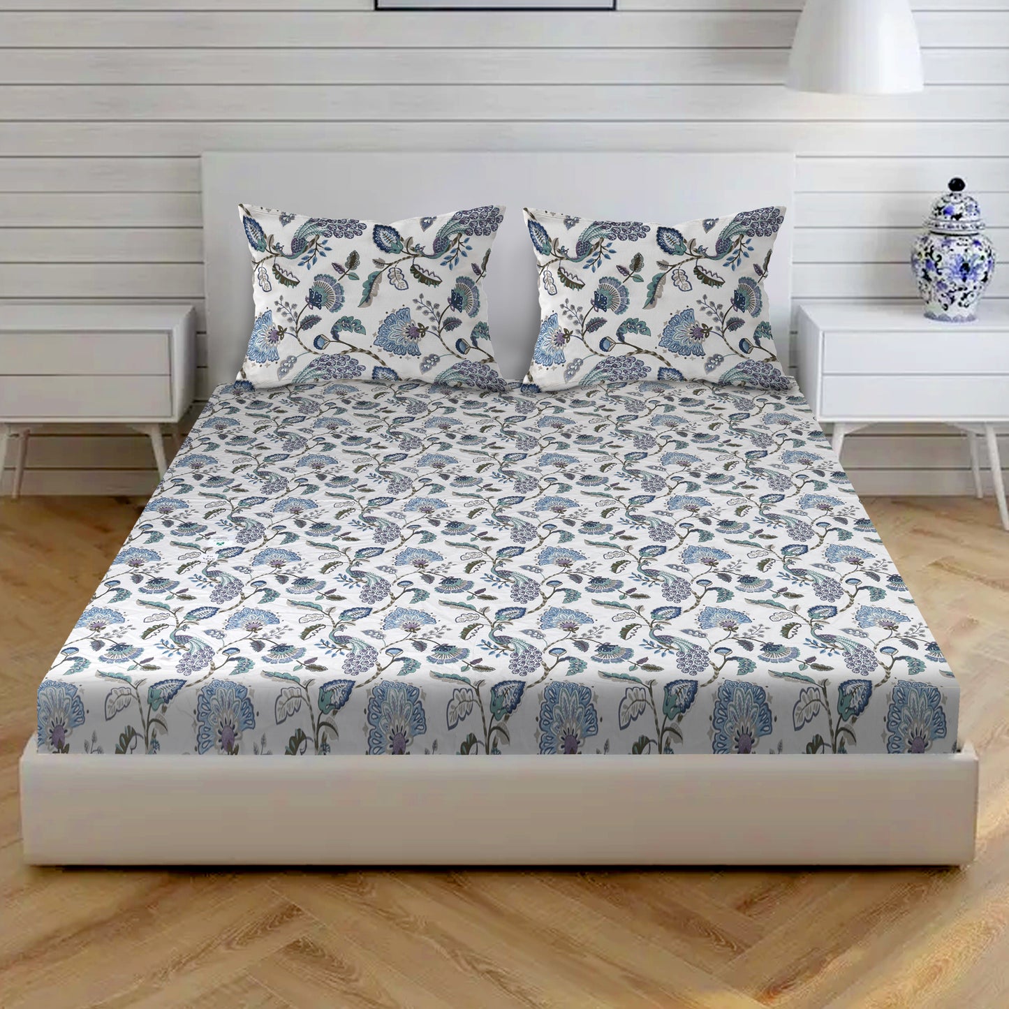 BS194: Nathdwara Diwan Bed Sheet Set