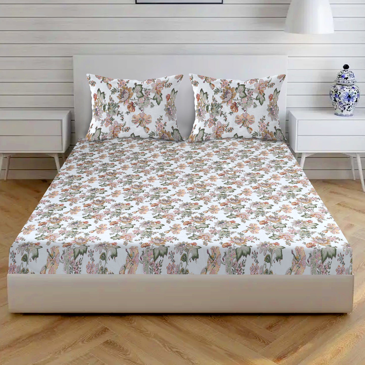 BS194: Nathdwara Diwan Bed Sheet Set