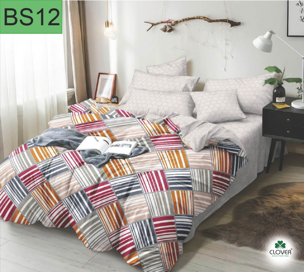 BS12: Cadbury S. King Fitted Double Bed Sheets