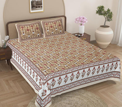 BS132: Neemrana S. King Double Bed Sheets
