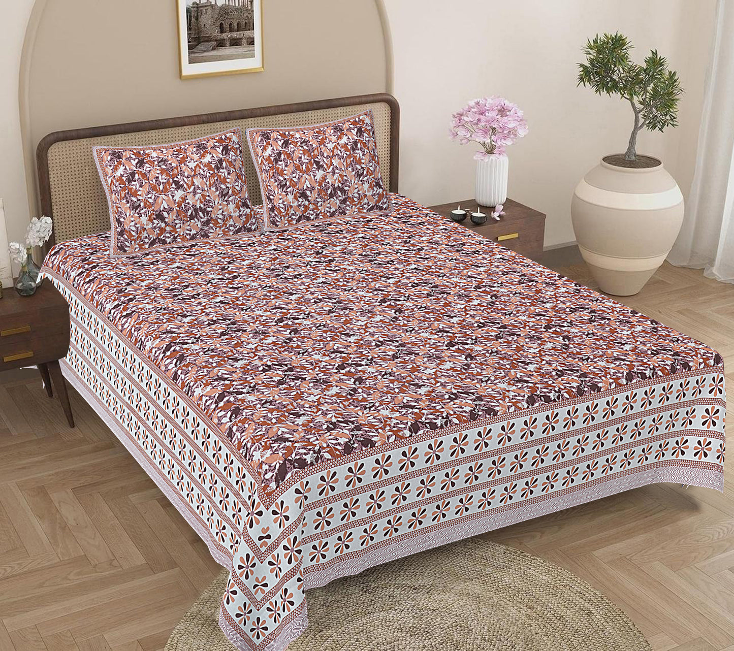 BS132: Neemrana S. King Double Bed Sheets