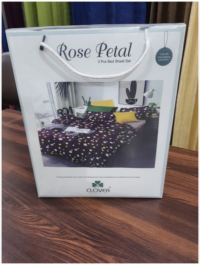 BS49: Rose Petal Double Bed Sheets