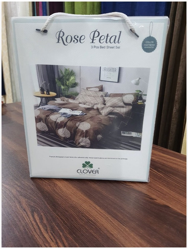 BS49: Rose Petal Double Bed Sheets