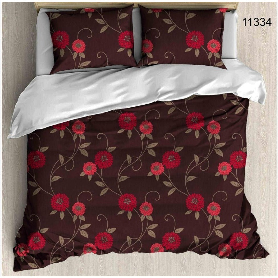 BS49: Rose Petal Double Bed Sheets