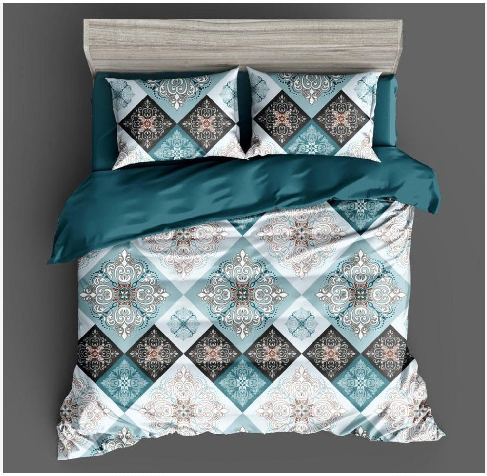 BS49: Rose Petal Double Bed Sheets