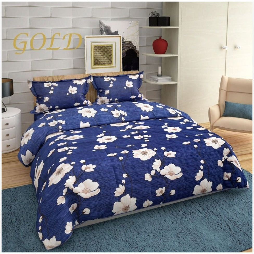 BS49: Rose Petal Double Bed Sheets