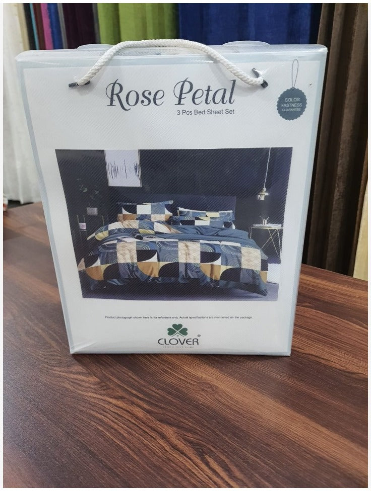 BS49: Rose Petal Double Bed Sheets