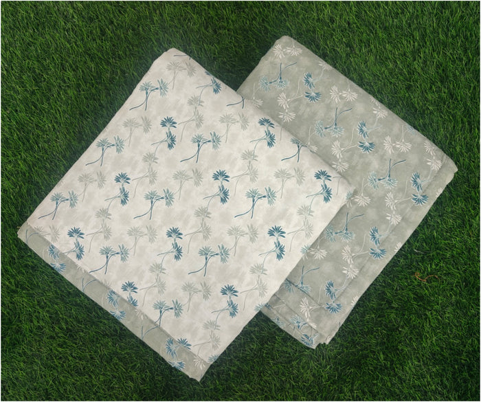 DR1 Blue Bird Single Bed Dohar - folded