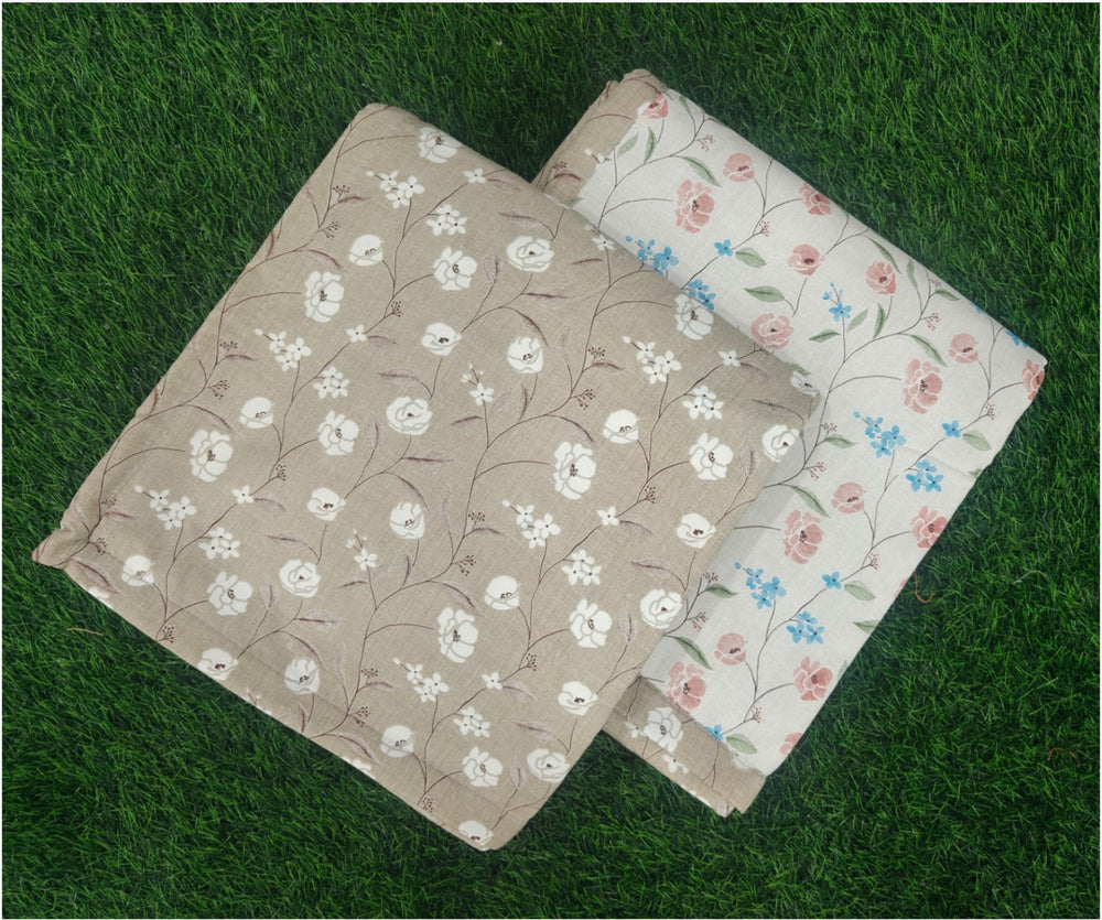 DR1 Blue Bird Single Bed Dohar - texture