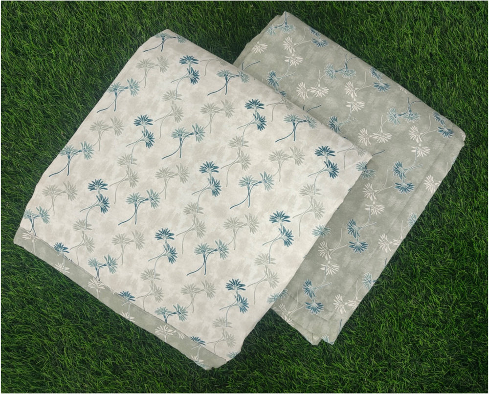 DR1 Blue Bird Single Bed Dohar - closeup