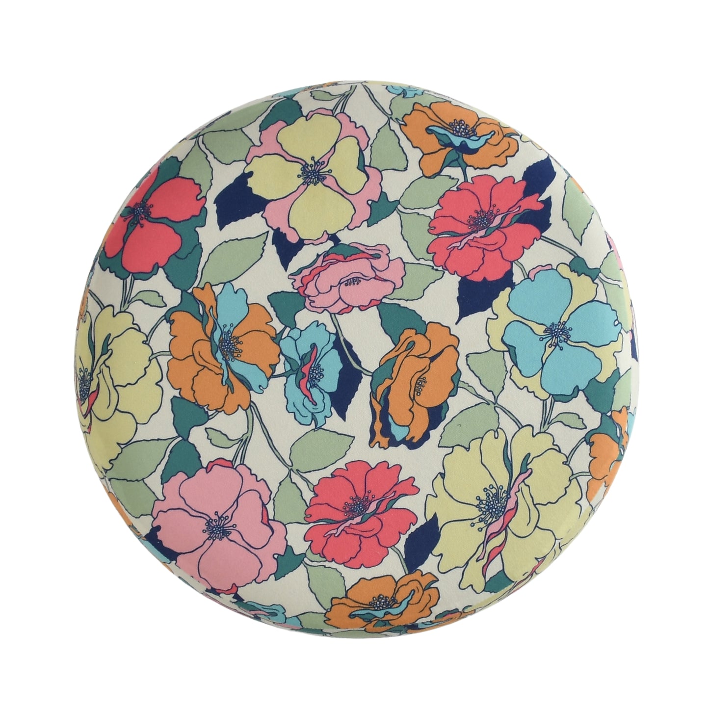 Warli Ottoman Stool - Printed