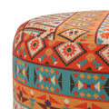 Warli Ottoman Stool - Printed