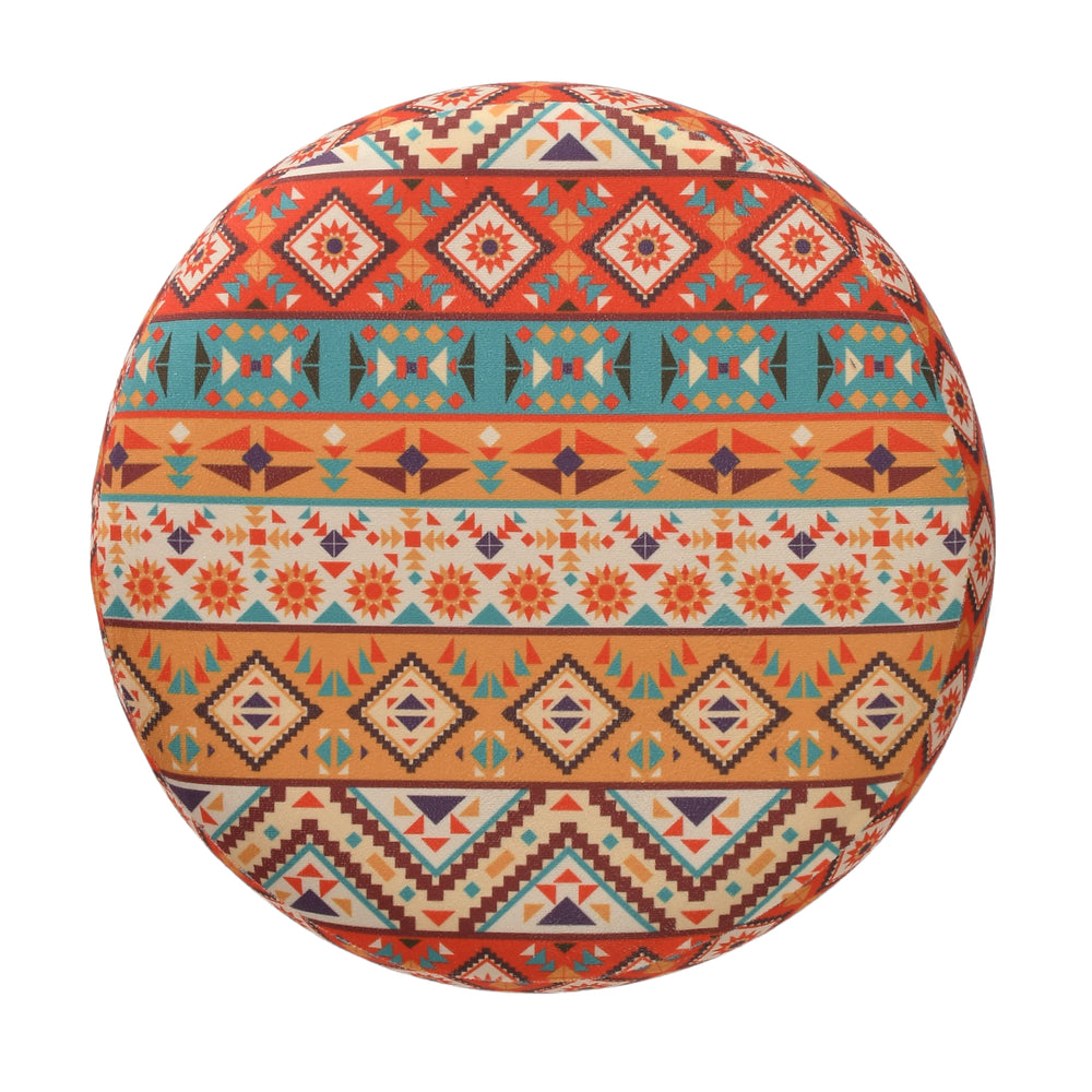 Warli Ottoman Stool - Printed