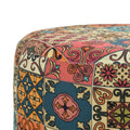 Warli Ottoman Stool - Printed