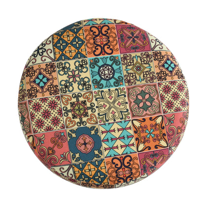 Warli Ottoman Stool - Printed