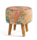 Warli Ottoman Stool - Printed