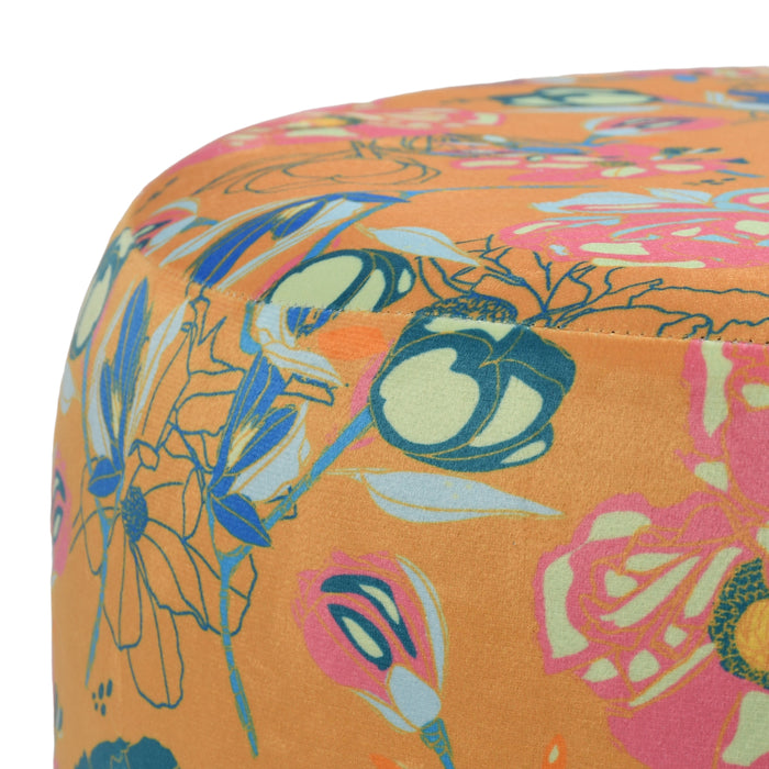 Warli Ottoman Stool - Printed