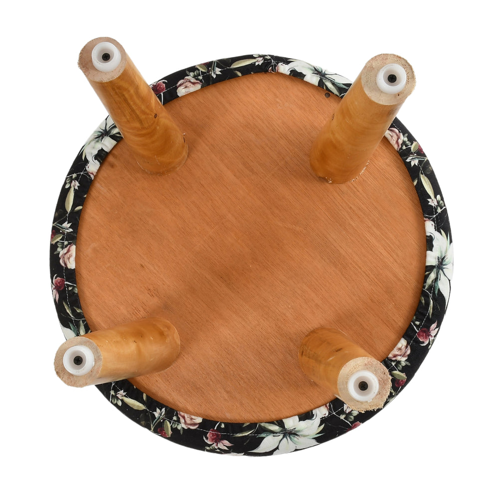 Warli Ottoman Stool - Printed