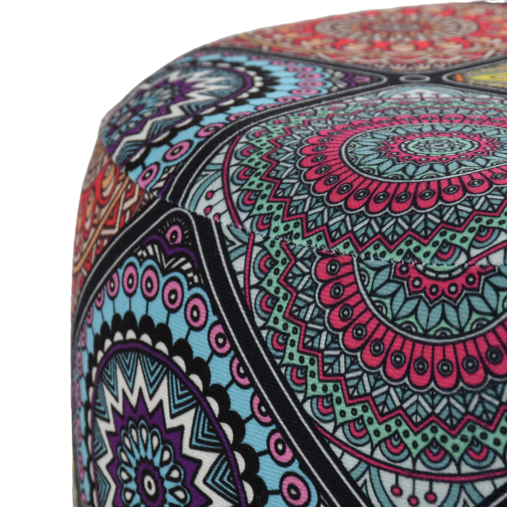 Warli Ottoman Stool - Printed