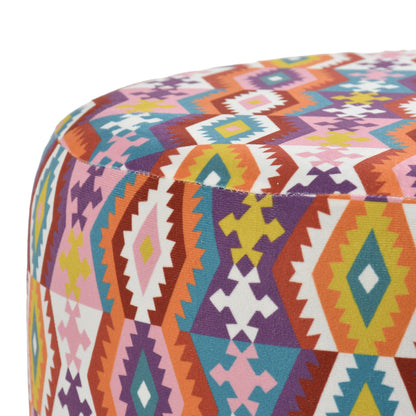 Warli Ottoman Stool - Printed