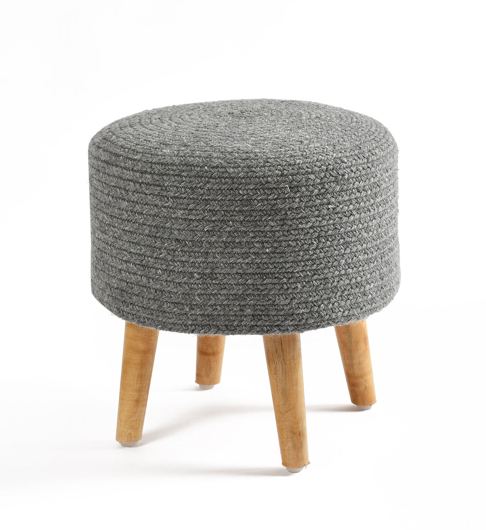 Patachitra Ottoman Stool - Jute