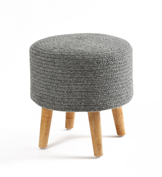 Patachitra Ottoman Stool - Jute