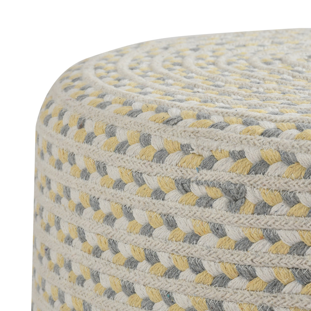 Patachitra Ottoman Stool - Jute