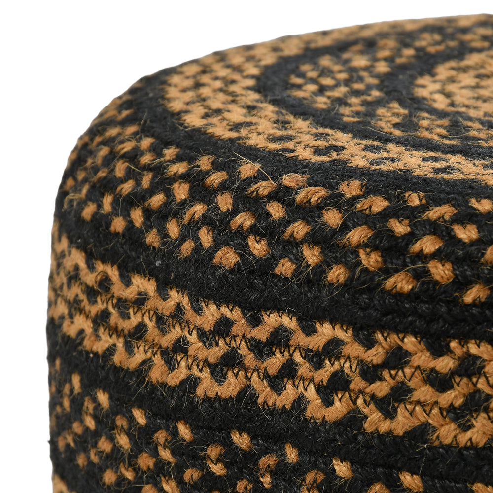 Patachitra Ottoman Stool - Jute