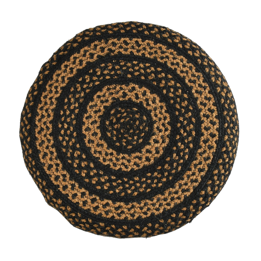 Patachitra Ottoman Stool - Jute