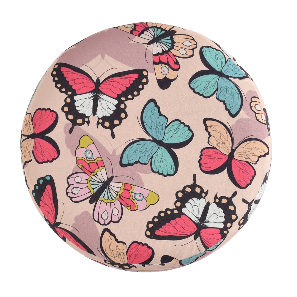 Warli Ottoman Stool - Printed
