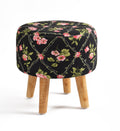 Warli Ottoman Stool - Printed