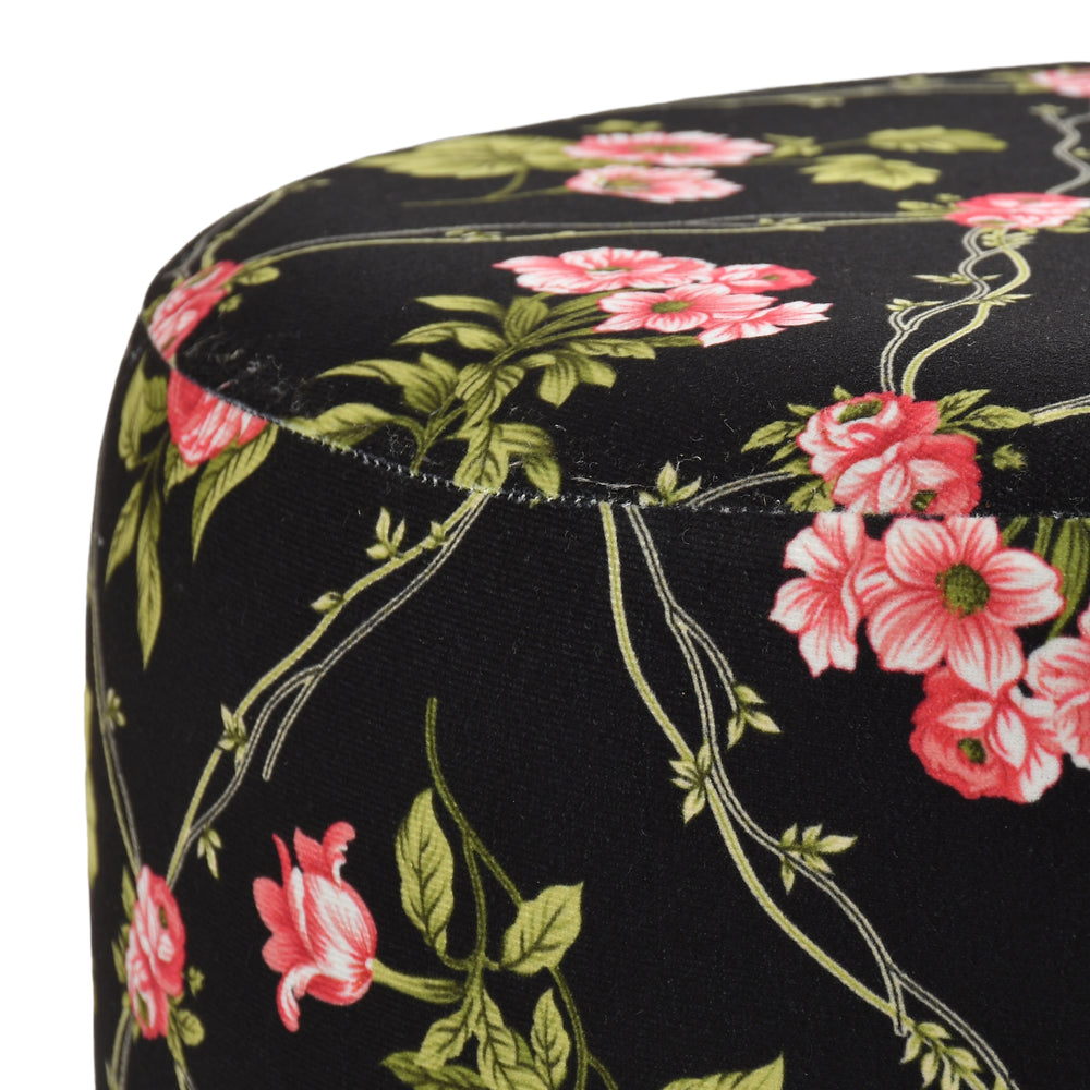 Warli Ottoman Stool - Printed