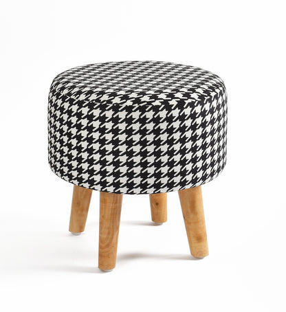 Warli Ottoman Stool - Printed