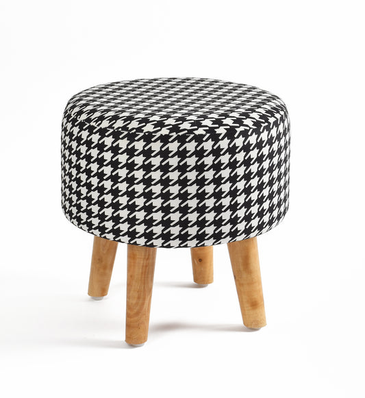 Warli Ottoman Stool - Printed