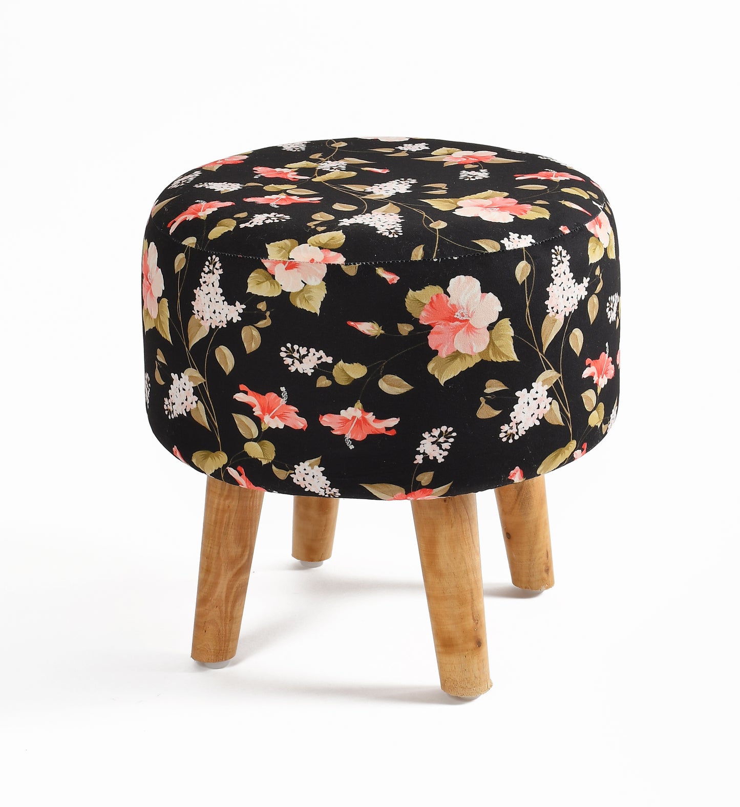 Warli Ottoman Stool - Printed
