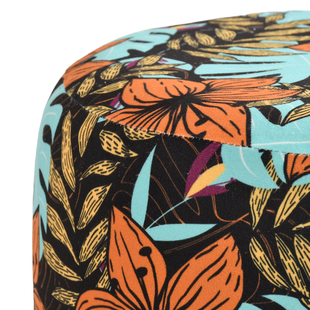 Warli Ottoman Stool - Printed