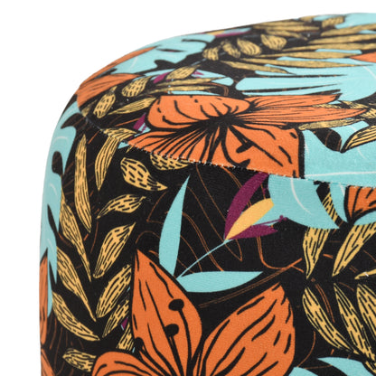 Warli Ottoman Stool - Printed