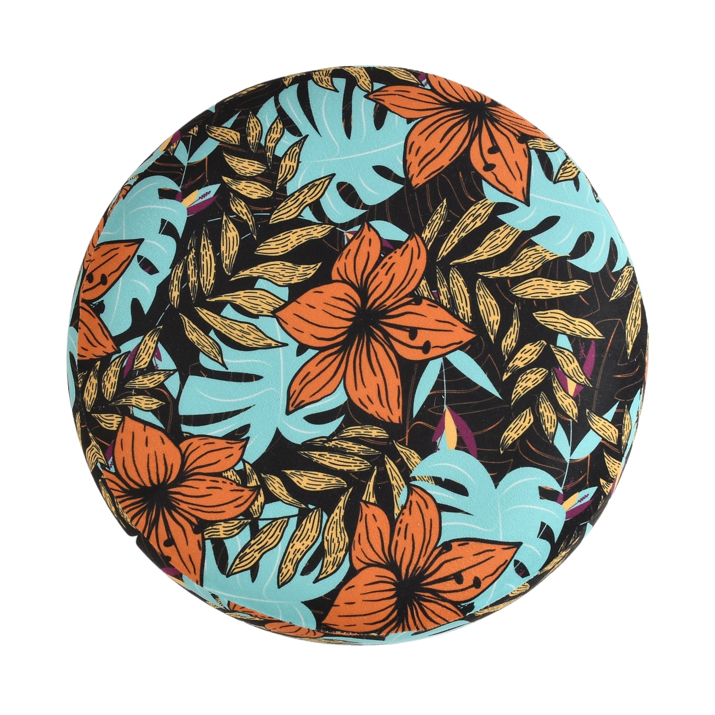 Warli Ottoman Stool - Printed