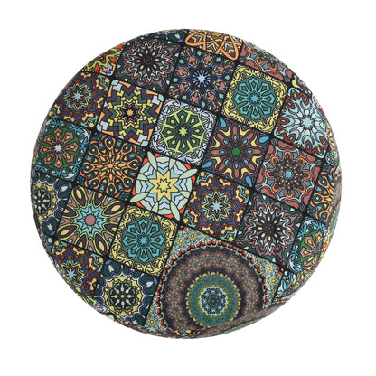 Warli Ottoman Stool - Printed