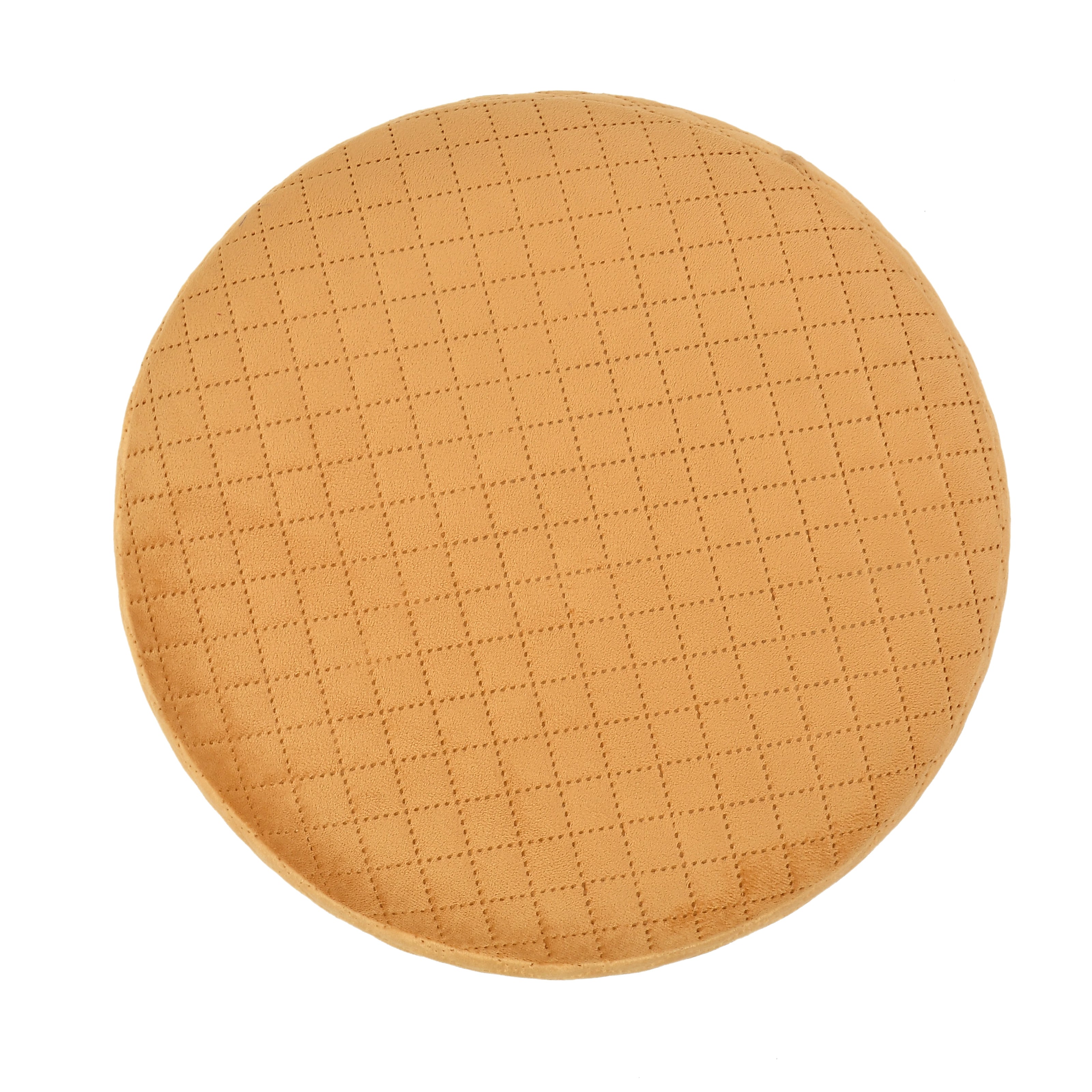 Kangra Ottoman Stool - Orange - Clover Home Furnishings