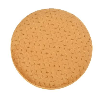 Kangra Ottoman Stool - Orange - Clover Home Furnishings