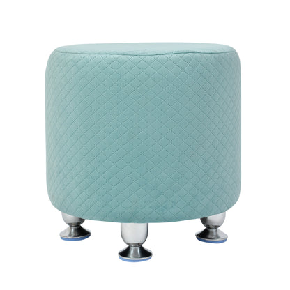 Kangra Ottoman Stool - Sky Blue - Clover Home Furnishings