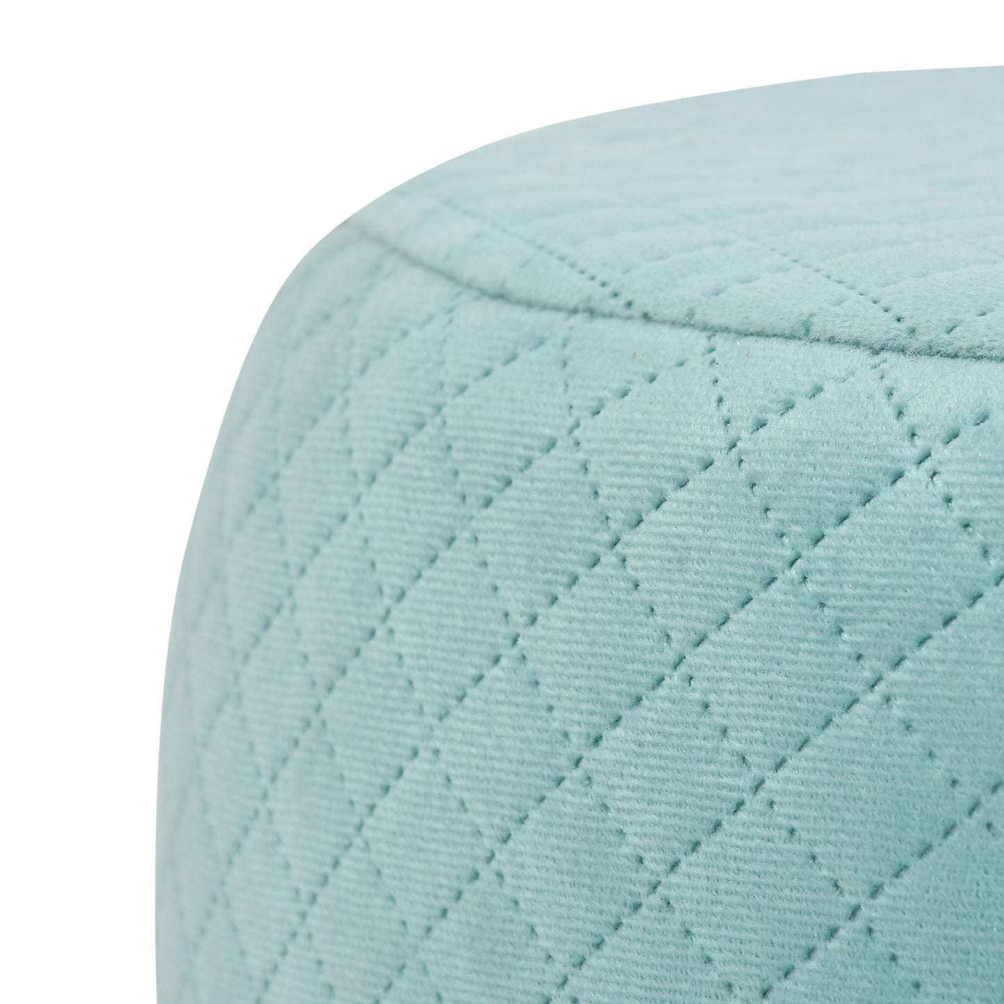 Kangra Ottoman Stool - Sky Blue - Clover Home Furnishings